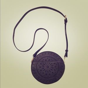 NEW Mudpie Navy Crossbody Canteen Style Bag